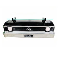 Sunbeltgifts Chevrolet Nova SS Floating Shelf - LED Car Display with Tempered...