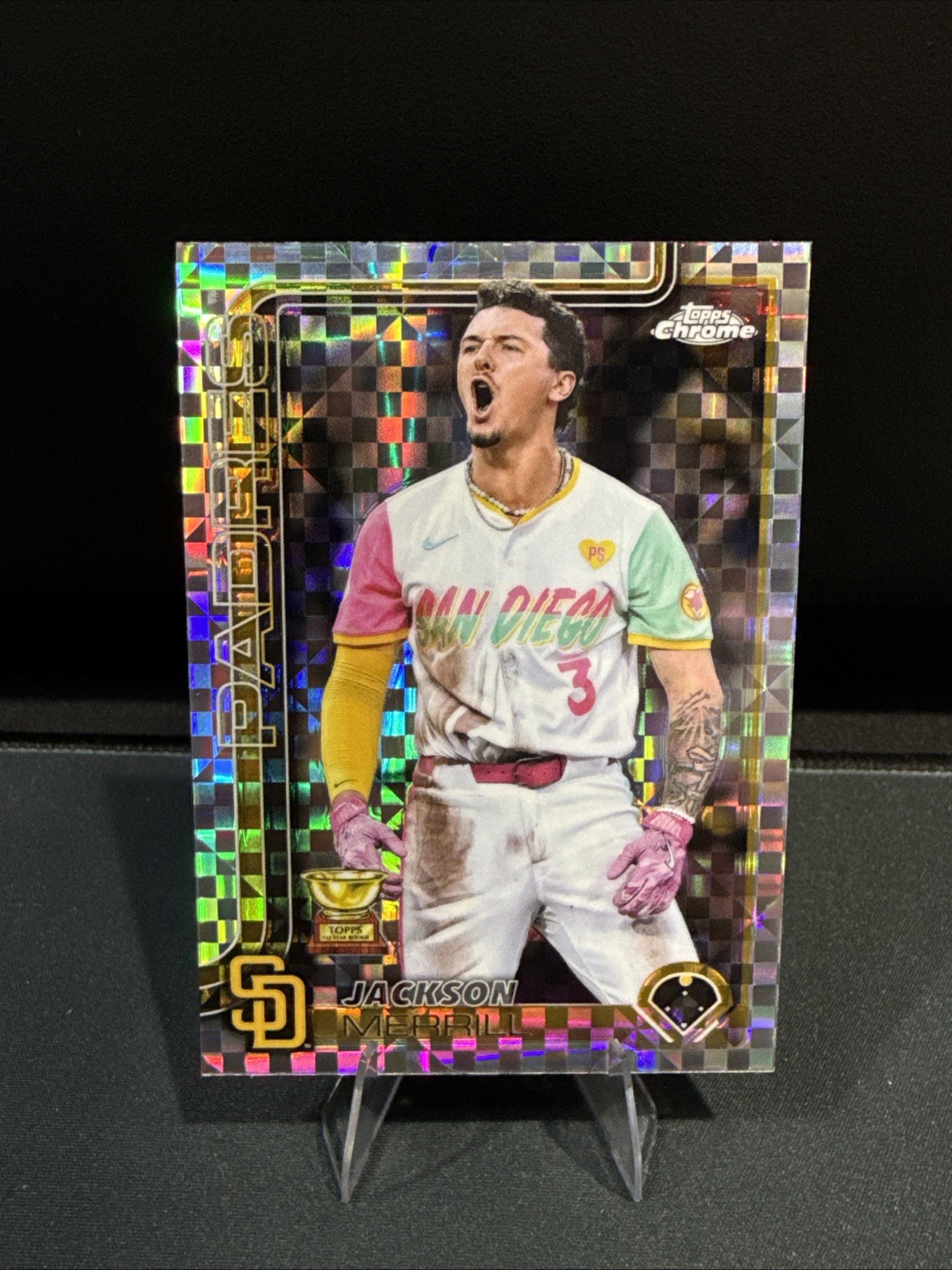 2025 Topps Chrome - Jackson Merrill #61 X-Fractor