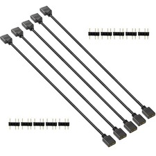 ARGB 30cm Cable 5V 3 Pin Addressable RGB Splitter ExtensionCable ARGB LED Syn...