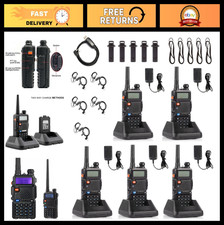 Dual Band Walkie Talkie 144-148/420-450MHz, 1800mAh Battery, Charger  Accessori