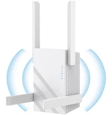 2025 WiFi Extender Signal Booster, WiFi Repeater Dual Band 5GHz/2.4GHz, 1200Mbps