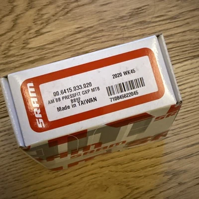 SRAM Press Fit GXP Bottom Bracket BB92 PF92 MTB 00.6415.033.020 - NEW