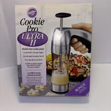 WILTON COOKIE PRO ULTRA II Cookie Press Complete Set Plus Bonus | New In Box