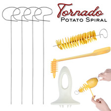 Tornado Spiral Potato Chip Slicer Stainless Steel Manual Slicer Fry Vegetable 