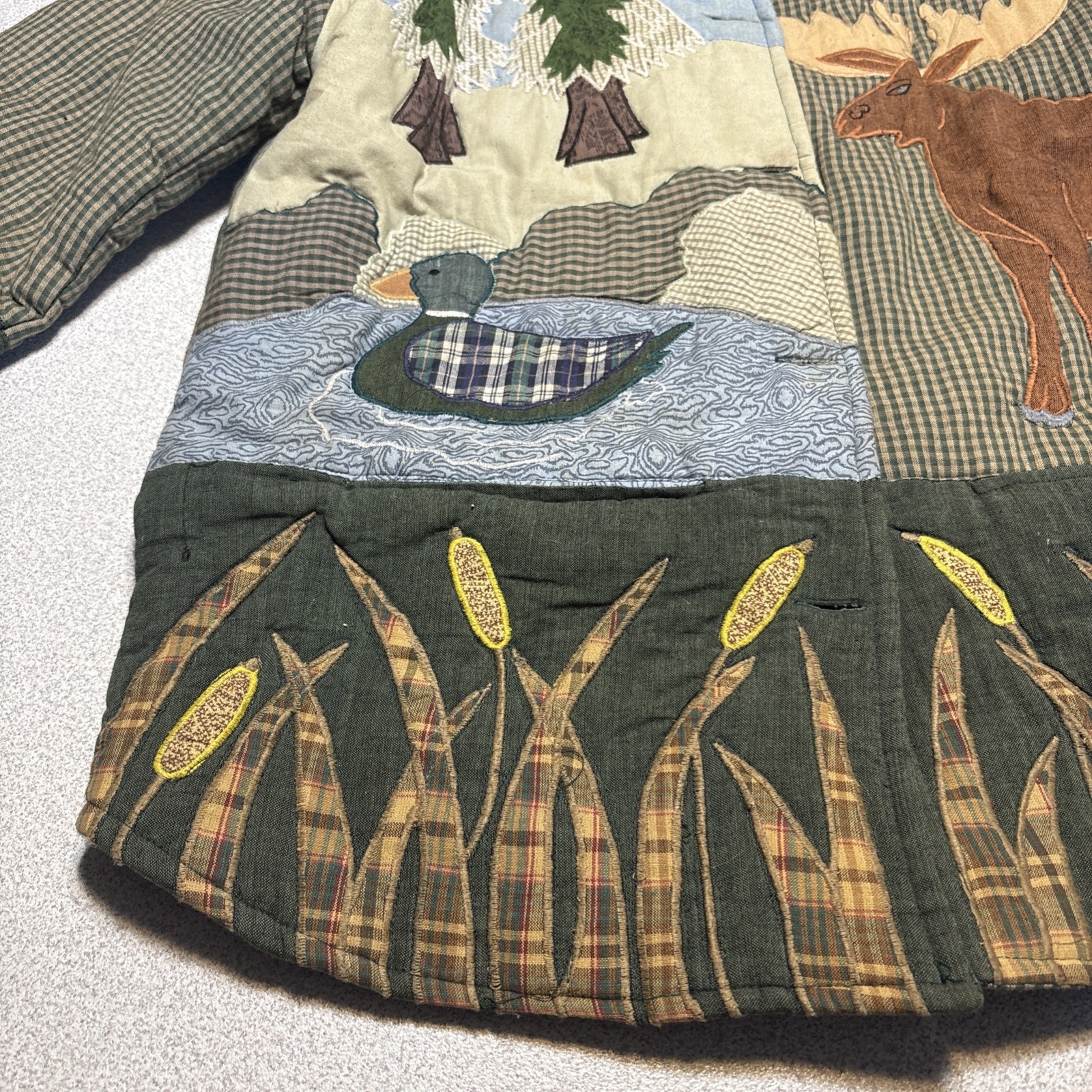 Vintage Patch Magic Group 2X Reversible Quilt Jac… - image 11