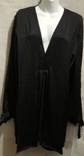 PRETTYLITTLETHING WOMENS BLACK  LONG SLEEVE FORMAL DRESS SIZE: 12/40 (WD210)