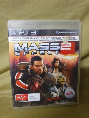Mass Effect 2, Sony Playstation 3, PS3 Game, with manual