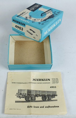 Märklin 4903 LEERKARTON Niederbordwagen Güterwagen Spur H0 OVP HO Leerverpackung | Zustand: Gebraucht