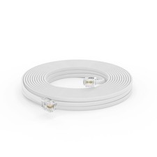 25 FT Phone Cord for Landline Modular Telephone Extension Cable RJ11