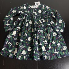 NWT HANNA ANDERSSON Girls Size 110/US 5 Star Wars Christmas Nightgown Pajamas