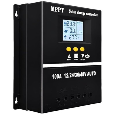 MPPT Solar Charge Controller 100A 12V-48V Battery Regulator