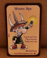 Wishing Ring Munchkin Promo Card.