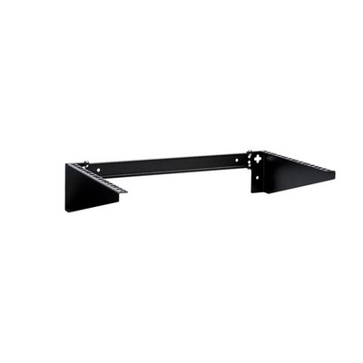 6U Vertical Wall Mount Rack  Heavy Duty 125lbs Capacity Vertical Mounting Bra...
