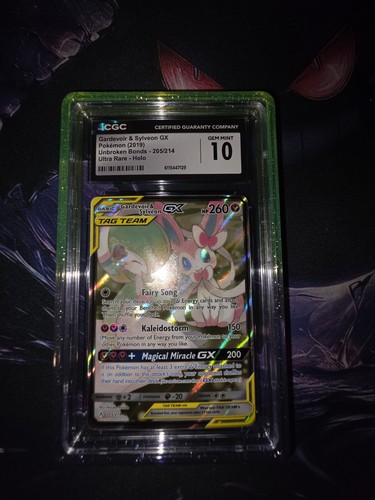 Gardevoir & Sylveon-GX graded CGC 10 for sale on eBay