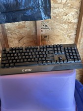 MSI Vigor GK30 USB Wired RGB Gaming Keyboard Water Repellent PC