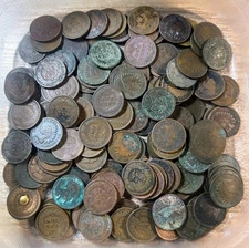 Indian Head Cents Lot of 50 - Mixed Low Grade / Damaged / Cull - Free Shipping