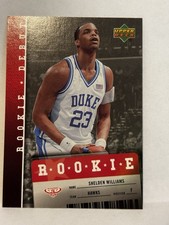 UPPER DECK 2006 SHELDON WILLIAMS ROOKIE BASKETBALL CARD #113. rookie card picture