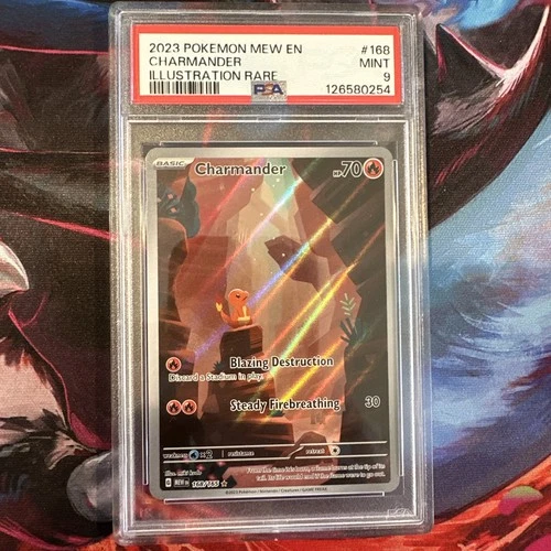PSA 9 Charmander 168/165 Sv: Scarlet & Violet 151 Holo 2023 Pokemon MEW EN