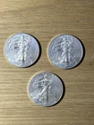 Lot of 3 – 2015 American Silver Eagle $1 Coins – 1 oz .999 Fine Silv (CGH047068)