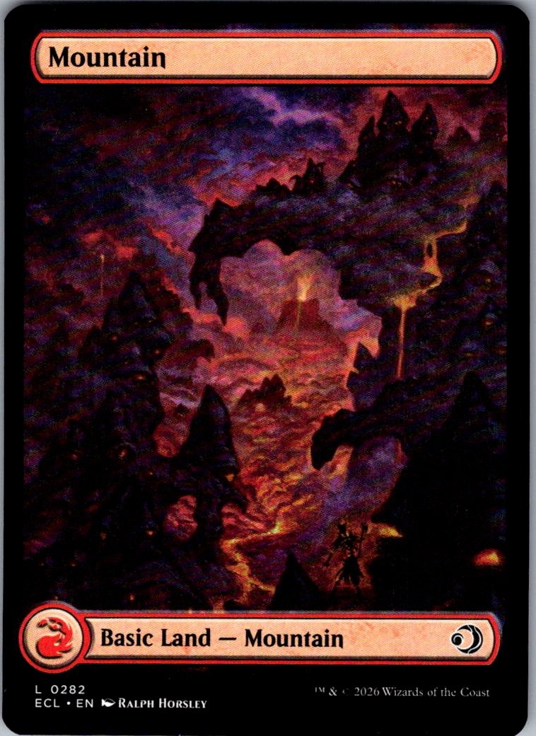 Mountain (0282) 282 Land Lorwyn Eclipsed Magic: The Gathering Lightly Played