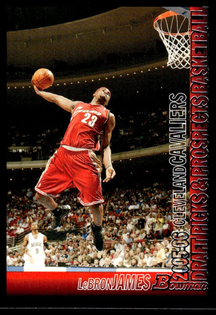 2005-06 BOWMAN DRAFT PICKS AND PROSPECTS LeBron James Cleveland Cavaliers #23