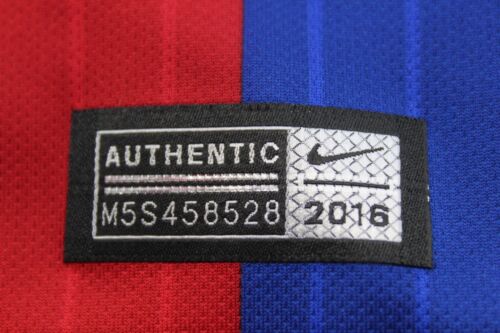 Club Barcelona FC Authentic Nike Jersey XLarge 2016-2017 T - Picture 7 of 12