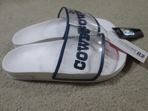 DALLAS COWBOYS..WOMENS SMALL SIZE 5/6 SLIDES/SANDALS..NEW - Picture 2 of 6