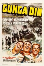 Gunga Din poster Cary Grant Victor McLaglen Douglas Fairbanks Jr 1939 OLD PHOTO