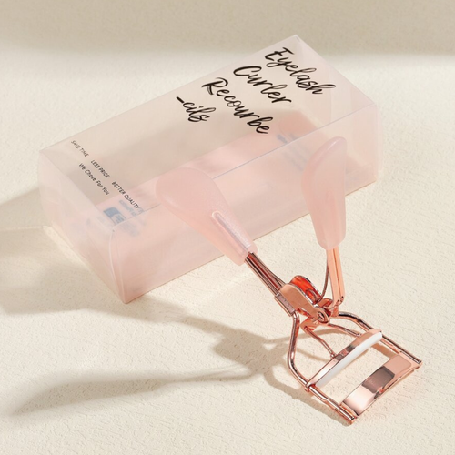 1Pc Rose Gold Eyelash Curler Pink Handle Precision Lash Lift Tool Pro Makeup - Picture 4 of 6