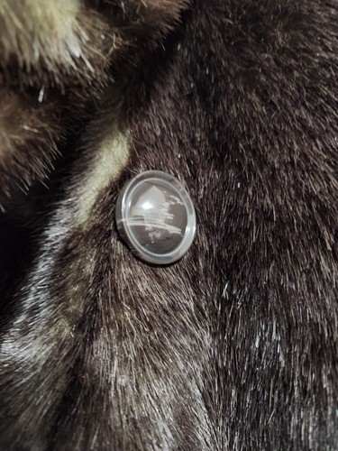 Jones New York Brown Faux Mink Fur Maxi Coat Size M - Picture 5 of 9