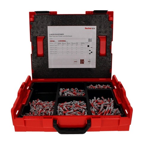 Fischer L-Boxx 102 Duo Line Dübel Set 910 tlg. + L-Boxx DUOPOWER ArtNr. 558627 - Bild 1 von 5