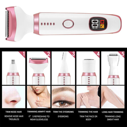 5-In-1,Elektrischer Rasierer Intimbereich Elektrischer Damenrasierer für Frauen - Bild 13 von 19