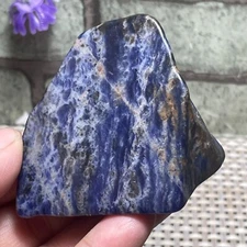 Sodalite Blue Stone Rocks Chunks Polished Crystal Mineral Specimens 117g  FP9