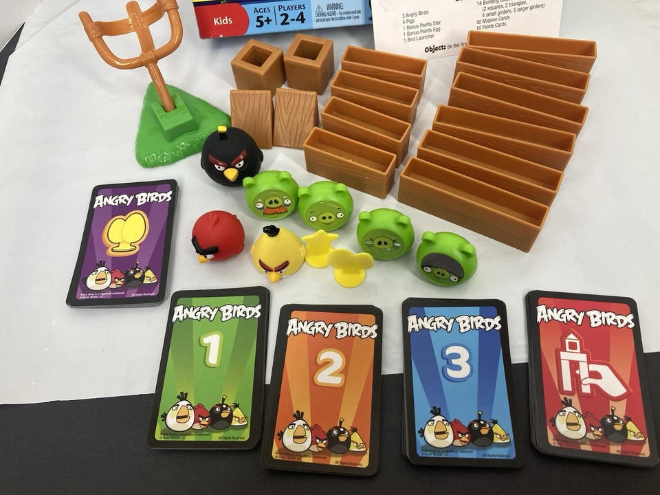 Mattel Angry Birds Knock on Wood Juego Versión práctica Falta 1 #2 Tarjeta de misión Foto 4 de 4