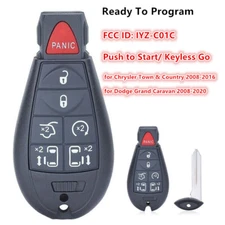 IYZ-C01C Keyless Go Smart Remote Key Fob for Chrysler 2008-2016 Town & Country