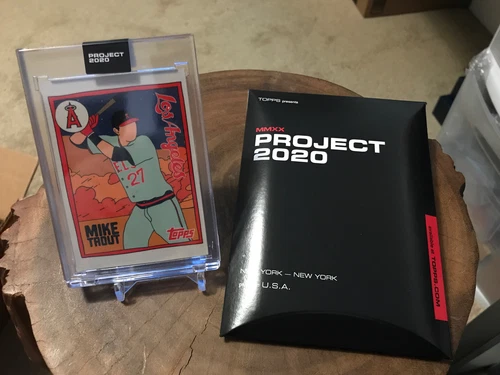 Topps Project 2020 MIKE TROUT #63 FUCCI RC Art w/Box ANGELS