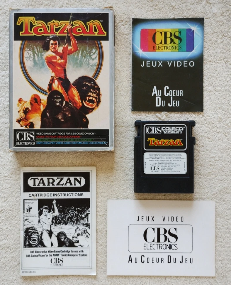 CBS Coleco Vision plus 6 games