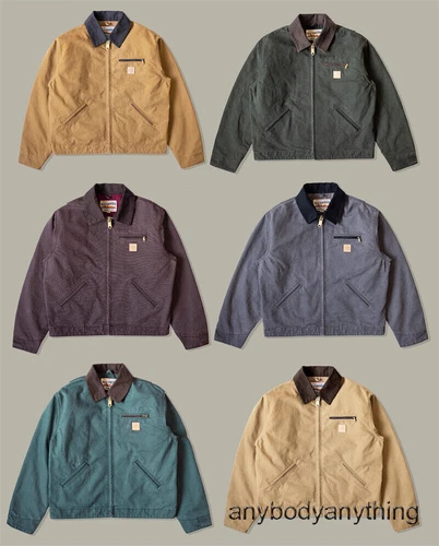 Retro Jacke Herren Loose Fit American Classic Vintage Workwear - Bild 8 von 39