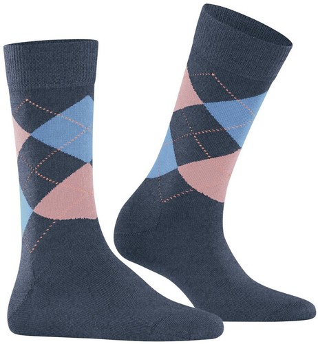 Burlington Womens Marylebone Socks - Dark Blue Mel - Picture 2 of 5