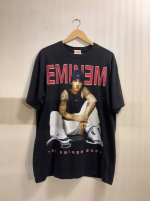 Eminem Shirt, Eminem Cotton Black Unisex T-shirt Reprint S-5XL Men