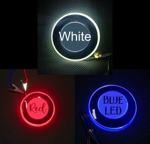 FOR X5 GT525/535 FRONT BONNET REAR DOOR AUTO WHITE LED 4D MARK DECORATIVE LIGHT - Photo 6/12