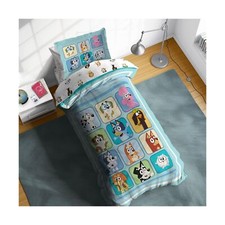 Sunny Side Up Bluey Friends Twin Comforter Set - 5 Piece Kids Bedding inclu...