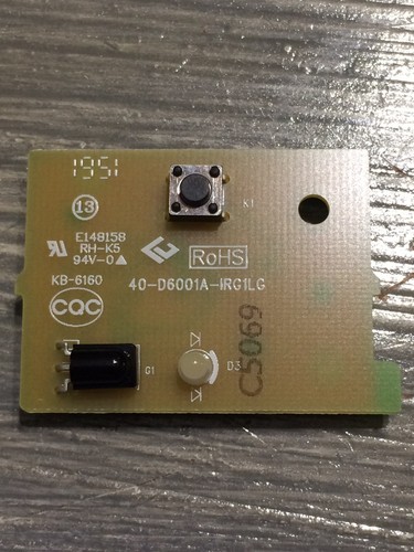 TCL 43S431 POWER BUTTON/ IR SENSOR 40-D6001A-IRG1LG