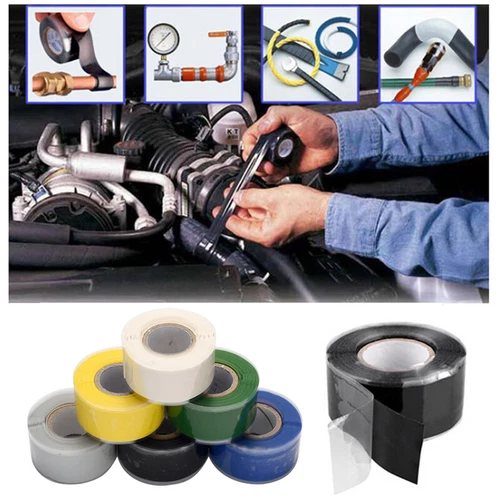 Silikon Isolierband Selbstverschweißend Wasserdichtes Reparaturtape Klebeband - Bild 3 von 29