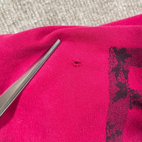 Y2K Victorias Secret PINK Leggings Damen S Yoga Capri Überschlag Taille Spruch - Bild 2 von 9