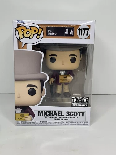 NEW Funko Pop FYE Exclusive The Office Michael Scott Wonka Golden Ticket 1177