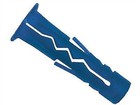 Faithfull Blue Plastic Wall Plugs 7mm Pack of 96