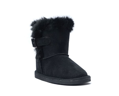 New Kids Classic Snow Boots Suede Faux Fur Fashion Buckle Boots Outdoor Shoes || - Picture 4 of 76