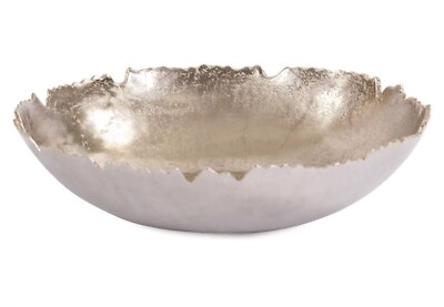 howard elliott broken edge bowl gold bowl,decorative bowl 18x5 inch art dish
