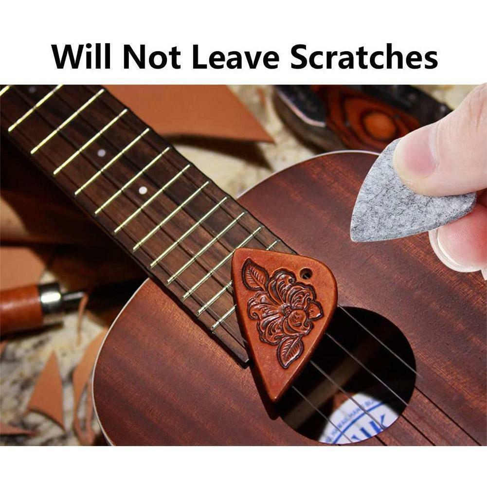 Ukulele Pick Wool Felt Electric Guitar Pick Finger Picks Ukulele
